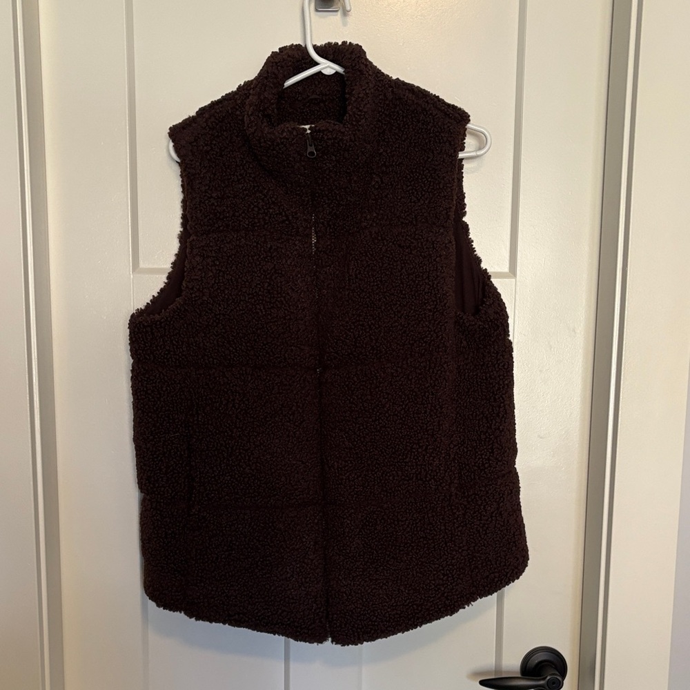 Gentle Fawn Dark Brown Fleece Vest